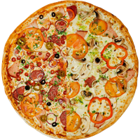 Пицца Мясная "Де люкс" \ поло Песто 50 см