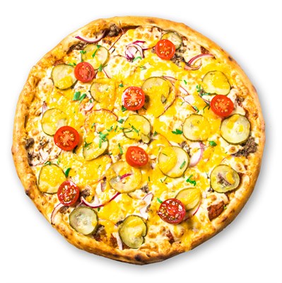 Пицца Чизбургер 50 см - фото 5368
