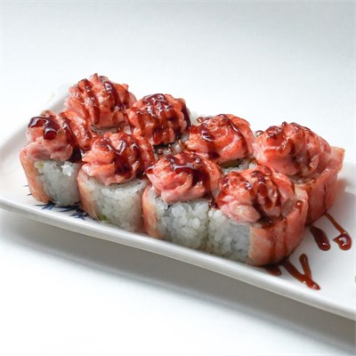 Запеченный ролл Филадельфия 378105859