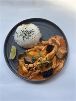 Курочка карри с ананасом и баклажанами 378115000001306372
