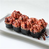 Запеченный ролл с мидиями 37805859